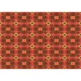 thumbnail image 1 of Ahgly Company Machine Washable Indoor Rectangle Transitional Orange Red Orange Area Rugs, 2' x 4', 1 of 7