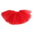 thumbnail image 1 of GOGO TEAM Jupe Tutu pour Fille Jupe de Danse Ballet Jupe de Fête Costume de Fée - Rouge, 1 of 5
