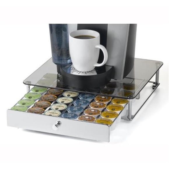Nifty 6470 Keurig Brewed Glass Top K-Cup Stroage Drawer