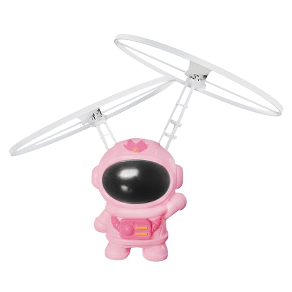 Binwennn les Astronautes Jouet Volant Jouets Volants Contrôlés à la Main Lumières Led Contrôleur Mini Jouet Volant Mouche pour Enfants Adultes Intérieur Extérieur Prévisionniste de Baseball Garçons Jeux Vidéo Portatifs Apprentissage Cosmique