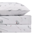 thumbnail image 1 of Bouclair Multicolour Kalo Hockey Print Sheet Set Twin, 1 of 8
