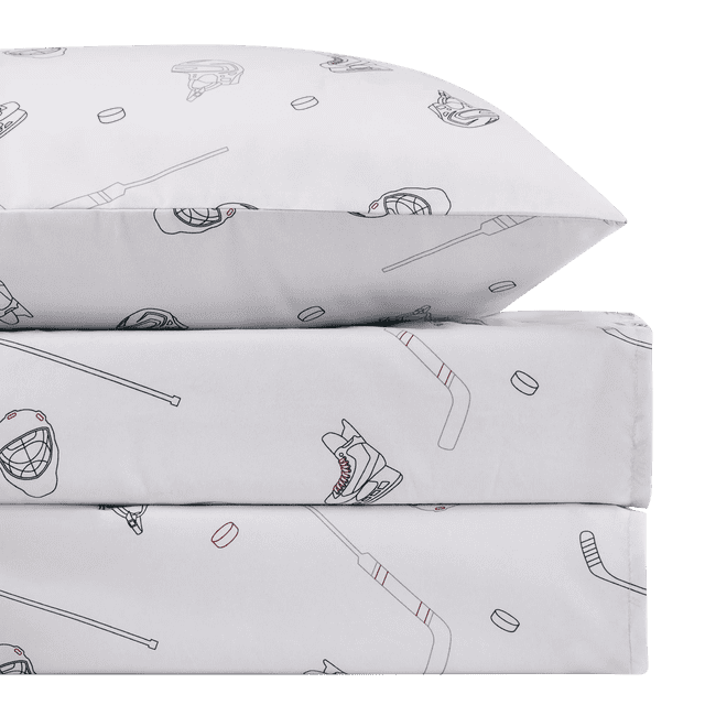 Bouclair Multicolour Kalo Hockey Print Sheet Set Twin