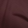 thumbnail image 1 of oneOone Georgette Viscose Chocolate Brown Fabric Geometric Craft Projects Decor Fabric Printed By The Yard 42 Inch Wide, 1 of 4