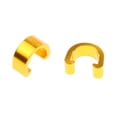 thumbnail image 2 of S SERENABLE 10 Pieces Aluminum Clip Cable Housing Hose Guide for Road Various Gold, 2 of 9