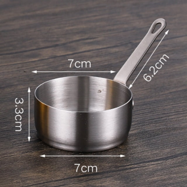 MYG Pot Gravy Stainless Steel Milk Pot Mini Sauce Pan Non Stick Small Saucepan