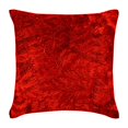 thumbnail image 1 of Throw Pillow Cover, Pillow Cover 20x20 Red Couch, Ribbon Art Work Textured Pillow Cover, 20x20 inch (50x50 cm) Pillow Cover, Solid Throw Pillow Cover, Silk - Red Hot Satin Ribbon, 1 of 3