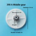 thumbnail image 1 of Plastic Gear for Gearbox 550 and 390 Children\\\'s Electric Car Kid Ride on Toy Car, 1 of 1