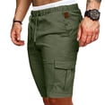 thumbnail image 4 of DPTALR Men's Plus Size Cargo Shorts Multi-Pockets Relaxed Summer Beach Shorts Pants, 4 of 7