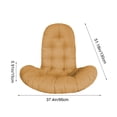 thumbnail image 3 of Thickened Enlarged Hanging Chair Swing Cushion With Non Slip Breathable Fabric Indoor Outdoor Comfort Support For Back And Hips Durable Material, 3 of 8