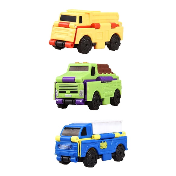 Huanglei Véhicule Convertible Transformable avec Détails Réalistes et Construction Durable pour Jeu d'Action et Exposition pour Enfants