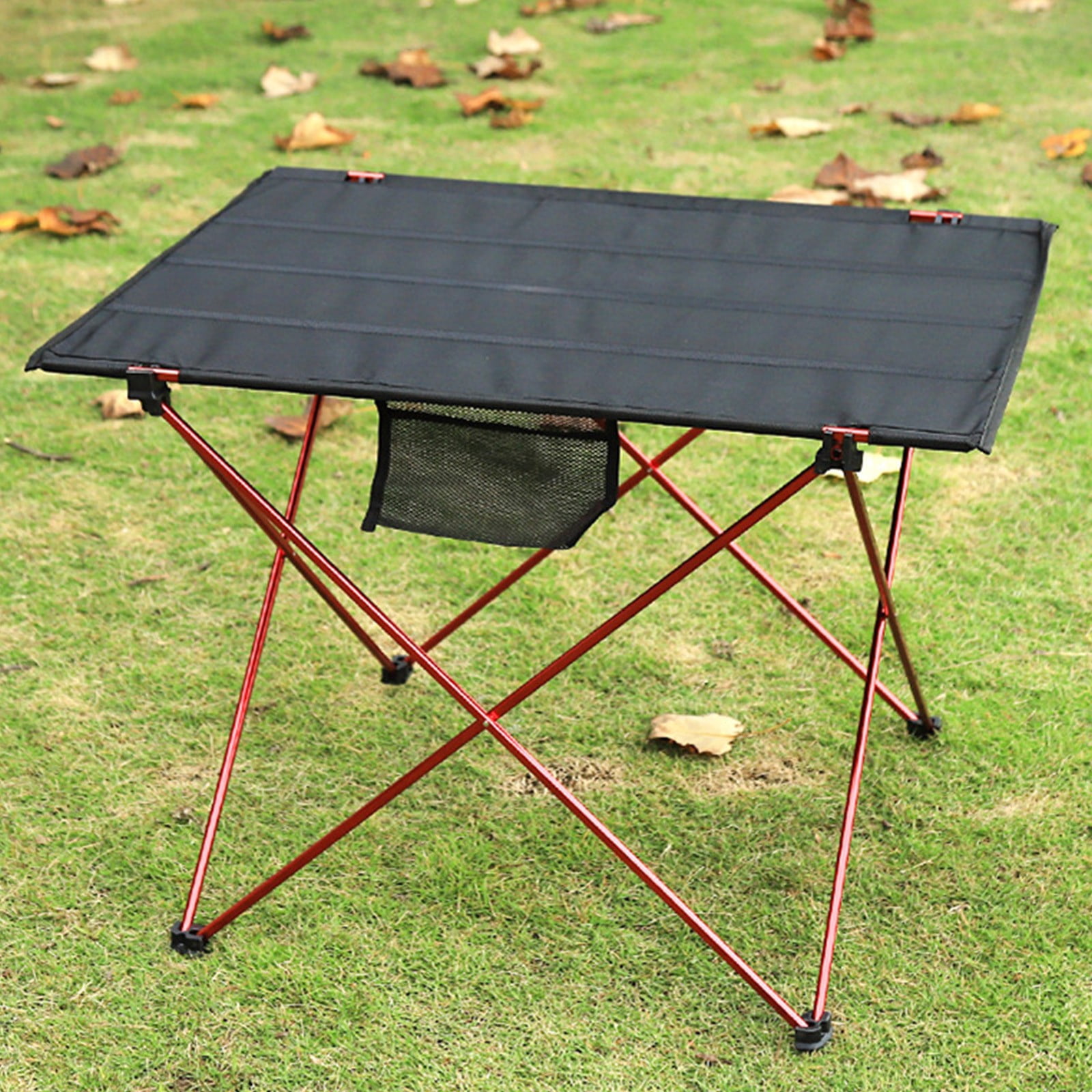 Ultralight Aluminum Portable Folding Table for Outdoor, Compact Camping Picnic Table BBQ Side Table, Easy Setup No Tools Required Durable 40lbs Capacity