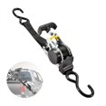 thumbnail image 2 of Load Lugga Strap Motorcycles Ratchet Strap With S Hook Heavy Duty Auto Retractable Ratchet Strap For Trailers Vehicles Boat, 2 of 7