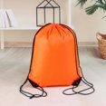 thumbnail image 3 of Plain Makapal Drawstring Back Pack Bag With Zipper Shoes Bag, 3 of 7