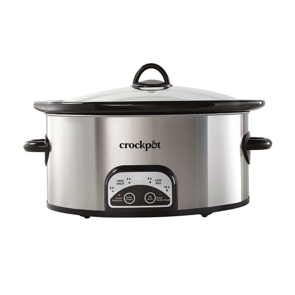 Mijoteuse à une touche Crock-Pot, 5,7 L, acier inoxydable