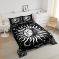 thumbnail image 4 of Erosebridal Boho Damask Bedding Full Comforter Set, Psychedelic Astrology Down Comforter, Hippie Sun Decor, Reversible, 4 of 8