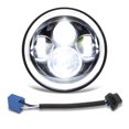 thumbnail image 2 of Motorcycle Round Headlight,7in Motorcycle LED Angel Motorbike Headlight Motorcycle Angel Eye Headlight Precision Engineered, 2 of 14