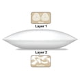 thumbnail image 4 of Medium Firm Wool Feather Combo Pillow, 4 of 5
