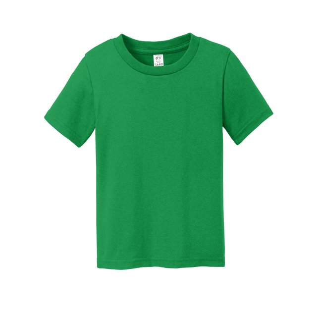 Gravity Threads Toddler Soft Cotton Short-Sleeve T-Shirt - Clover Green - 2T
