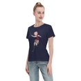 thumbnail image 4 of T-Shirt Basique à Manches Courtes pour Femmes Naruto Sakura, 4 of 6
