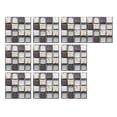 thumbnail image 1 of Wall Sticker DIY 10-Piece Ceramic Tile Paste 3D Lattice Design for Self- Wall for Home 10PCS, 1 of 7