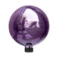 thumbnail image 2 of Alpine Corp GLB292PL Electric Purple Glass Gazing Globe - 2 Pack, 2 of 5