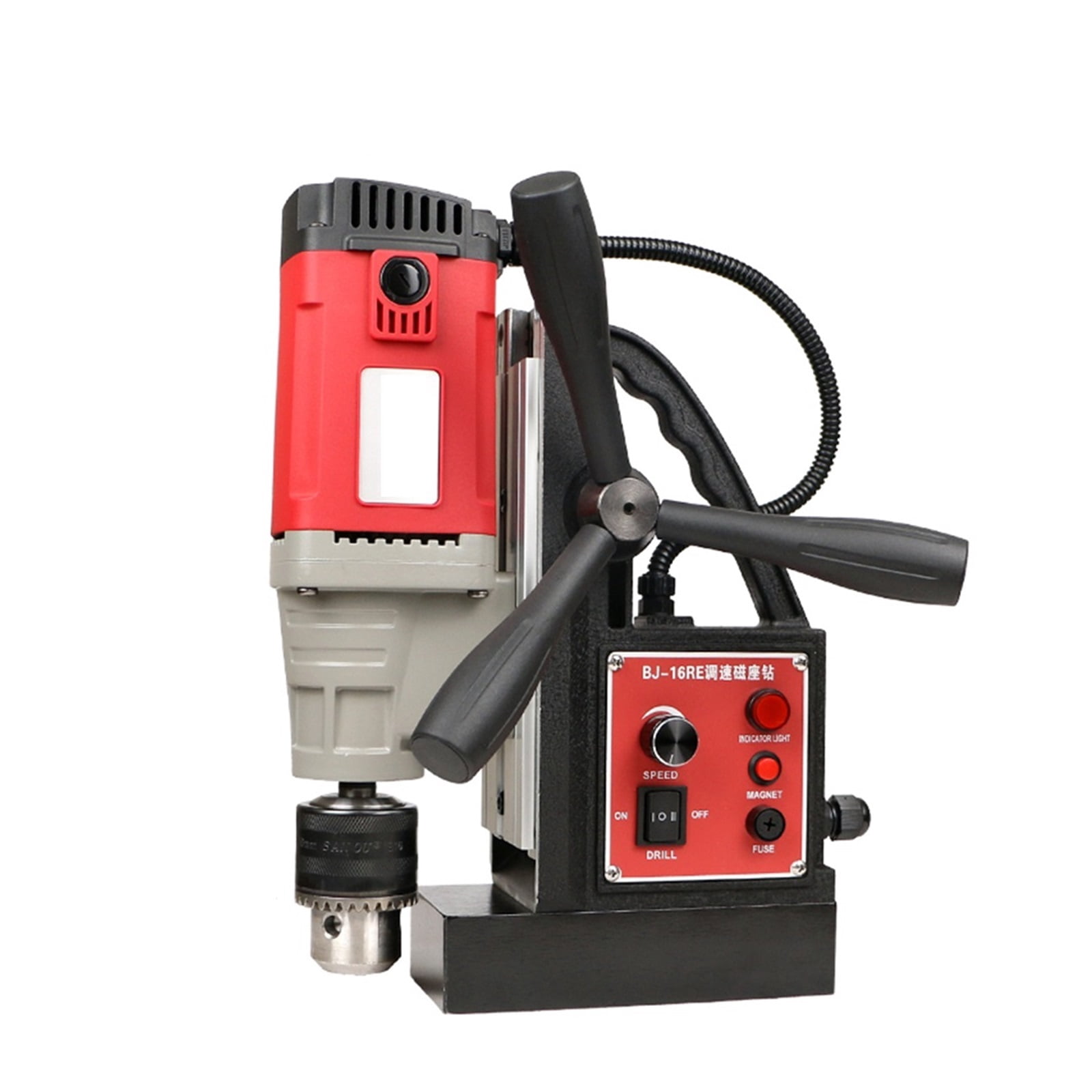 Magnetic Drill Suction Iron Drill Tapping Drill Attack Machine Adjustable Speed Forward And Reverse Electric Drill