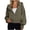 Army Green, variant on Tranfacy Zip up Hoodie Women, Hoodies for Women, Ladies' Plus Size Loose Long Sleeve Pullover Hooded Sweatshirt Fleece Jacket Coat for Fall and Winter