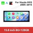 thumbnail image 3 of TPXINXIN 15.8 inch Android 15 Car Radio For Mazda MX5 2005-2015 HD Multimedia Video Player Navigation GPS DVD 4G DSP Stereo Bluetooth, 3 of 15