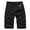 Black, variant on LOVZFMLL Men's Size S Sports And Multi-Pockets Relaxed Summer Beach Shorts Pants Army Green L