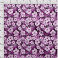 thumbnail image 4 of oneOone Tissu Polyester Spandex Violet Floral Tropical Matériel de Robe Tissu Imprimé Tissu au Mètre 56 Pouces de Large, 4 of 4