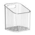 thumbnail image 2 of PRETXORVE Storage Organizer Wall Mounted Shower Rack Bathroom Shelf Transparent Adhesive Hanging Suitable for Bathroom Kitchen Cabinet Showe, 2 of 6