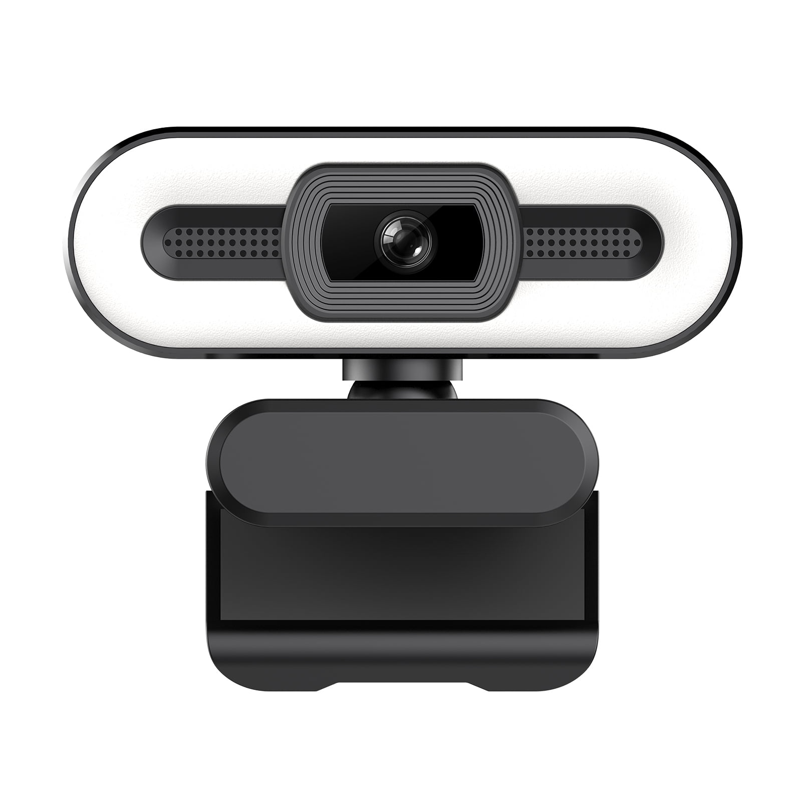Amdohai Caméra Web 2K USB Plug and Play avec Lumière de Microphone Intégrée pour Diffusion en Direct, Appel Vidéo, Vidéoconférence, Enseignement en Ligne