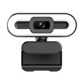 thumbnail image 1 of Amdohai 2K USB Plug and Play Webcam with Built-in Microphone Light for Live Stream Video Call Video Conference Online Teaching, 1 of 7
