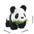thumbnail image 3 of black Walking Talking Panda Plush Toy With Moving Ears 7.5 Inch Interactive Stuffed Animal Electric Simulation Bear Cute Companion For Kids Perfect Birthday Gift Soft Polyester Fiber Mater, 3 of 6