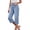 Light Blue Capri Pants for Women, variant on CFLVAEK Denim Capris for Women Loose Fit Straight Wide Leg Jean Capri Pants with Pockets Trendy Mid Waisted Cropped Pant Light Blue XXL