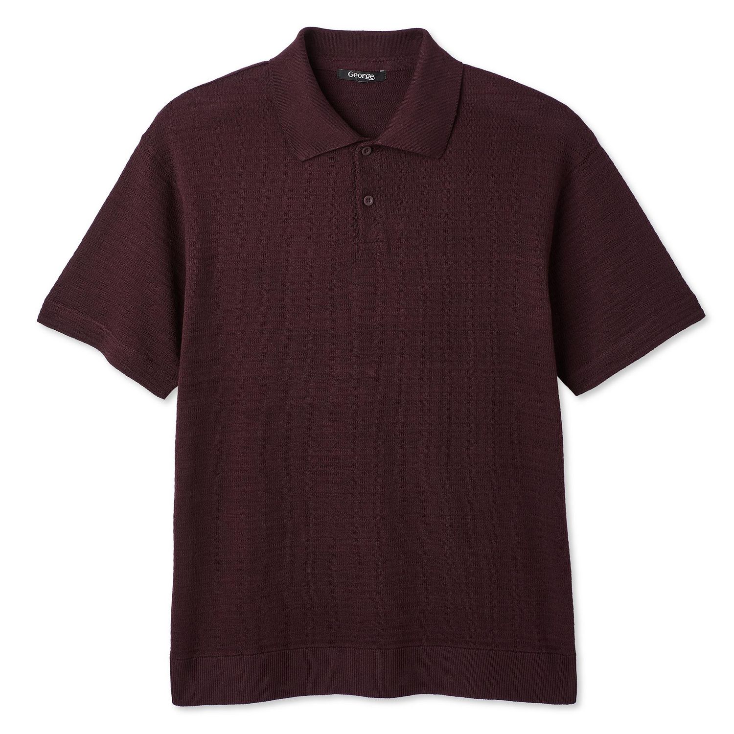 George Men's Short-Sleeve Sweater Polo