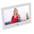 thumbnail image 1 of Cadre Photo Numérique 7 Pouces Écran HD avec Télécommande pour Montage Mural Intelligent Blanc, 1 of 7