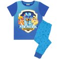 thumbnail image 1 of Paw Patrol Boys Blue Short Sleeve Long Leg Pyjama Set, 1 of 7