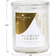 thumbnail image 3 of Main + Mesa Lidded Glass Candle, Glowing Amber, 3 of 5