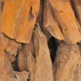 thumbnail image 5 of vidaXL Table Basse en Teck Massif Bois Flotté 60 cm, 5 of 5