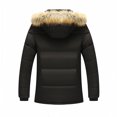 thumbnail image 4 of EGNMCR Jackets for Men Men's Winter Thickened Plus Size Padded Windproof Warm Cotton Padded Coat, 4 of 9