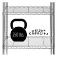 thumbnail image 4 of Honey-Can-Do 5-Tier Heavy Duty Adjustable Storage Shelving Unit, Chrome, 4 of 7