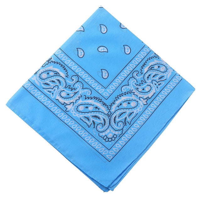 Birdeem Paisley Bandanas Multi Colored Set Cowboy Bandana Head Scarf Double Sided