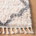 thumbnail image 3 of SAFAVIEH Berber Fringe Daffodil Geometric Shag Area Rug, 3 of 6