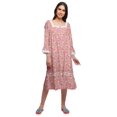 thumbnail image 1 of Moomaya Chemise de Nuit Évasée en Coton pour Femmes, 1 of 6