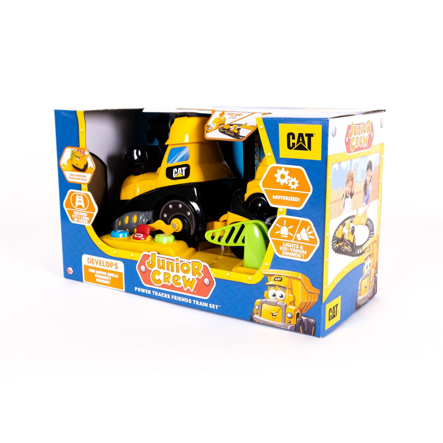 Cat® Junior Crew Power Tracks Friends Train Set