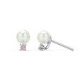 thumbnail image 1 of Freshwater Pearl with Birthstone Stud Earrings, 1 of 2