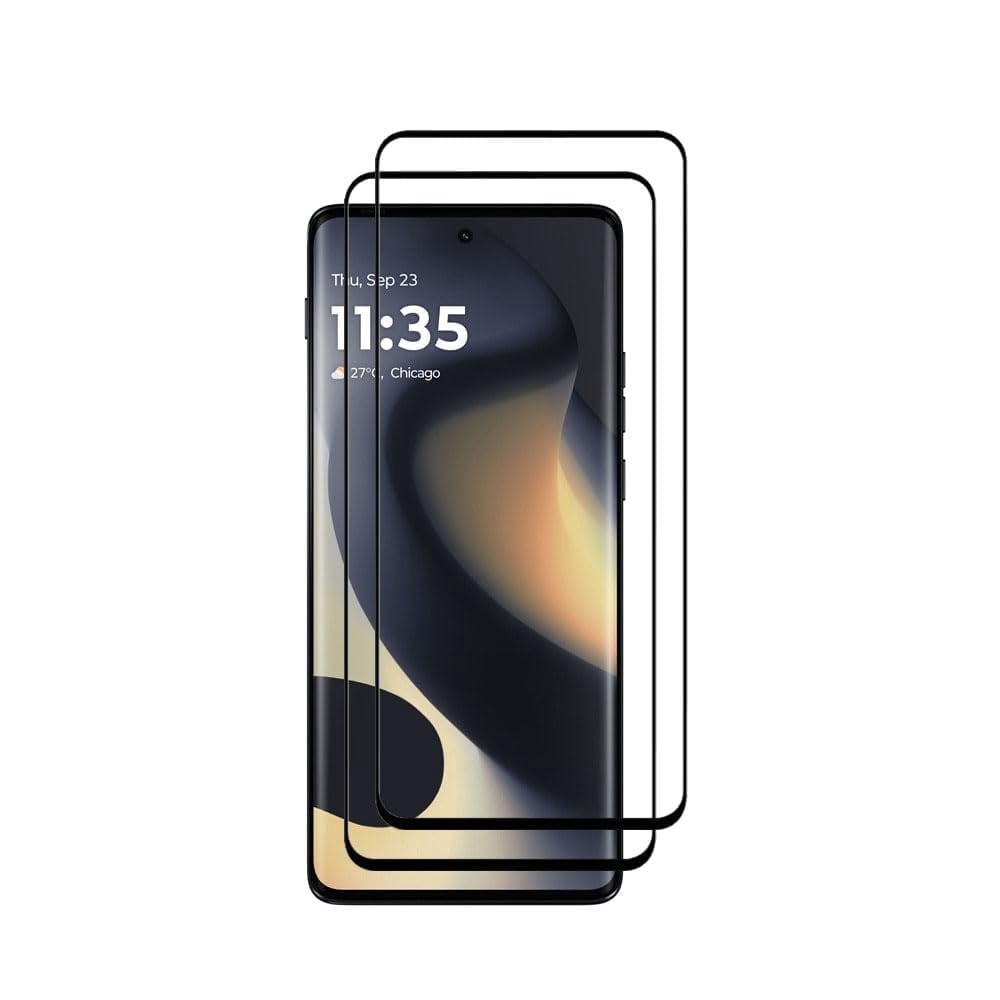SELOZKE for Motorola Edge (2024) 3D Curved Screen Protector, [2 Pack] Full Coverage Tempered Glass for Moto Edge 2024 / Motorola Edge (gen 5)
