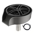 thumbnail image 4 of jifeng Automatic Glass Rinser Bottle Cleaner Coffee Mugs Cleaning Kitchen Tool Sink Cup Rinser for Kitchen Cafe Bar Sink Accessories Gray, 4 of 9