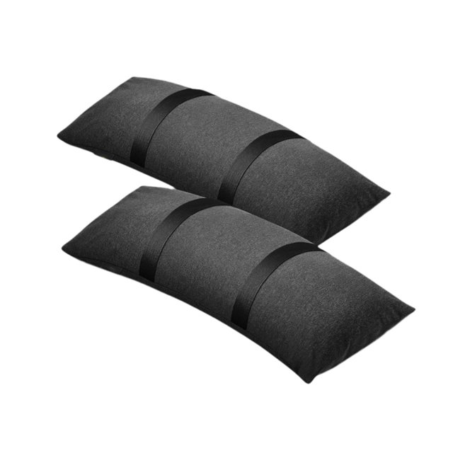 Almencla 2 Pieces Outdoor Fillable Sand Bags Weatherproof Easy to Use Arched Sand Bags